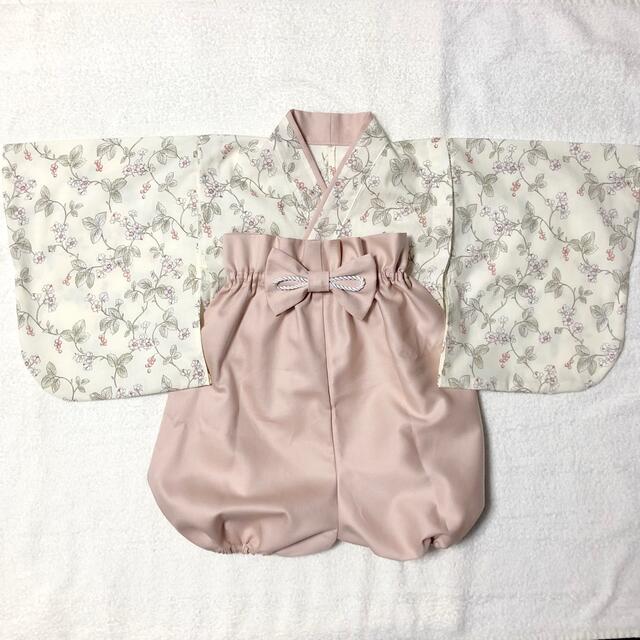 1着限定】【再販予定なし】ベビー袴 ナチュラルピンク 1着限定】【再販予定なし】ベビー袴 ナチュラルピンク