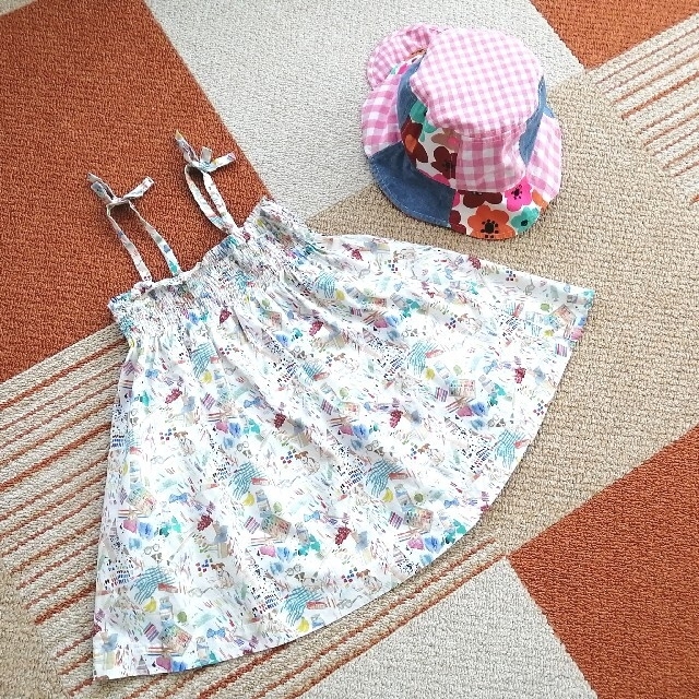 SHIPS KIDS(シップスキッズ)のSHIPS 90cm チュニック スカート 西松屋 50cm 帽子 セット キッズ/ベビー/マタニティのキッズ服女の子用(90cm~)(Tシャツ/カットソー)の商品写真