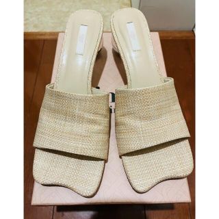 eimy istoire - eimy istoire カーブスクエアサンダルの通販 by みい's