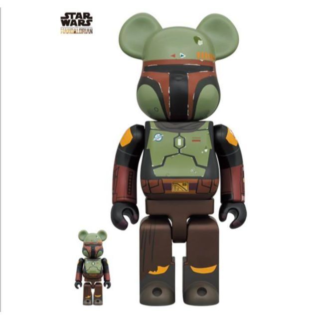 MEDICOM TOY(メディコムトイ)のBE@RBRICK BOBA FETT (Recovered Armor)  エンタメ/ホビーのおもちゃ/ぬいぐるみ(ぬいぐるみ)の商品写真