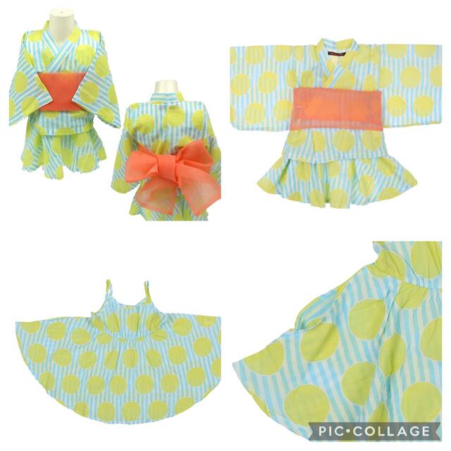 MARKEY'S(マーキーズ)のStudio mini (スタジオミニ)  浴衣帯セット キッズ/ベビー/マタニティのキッズ服女の子用(90cm~)(甚平/浴衣)の商品写真