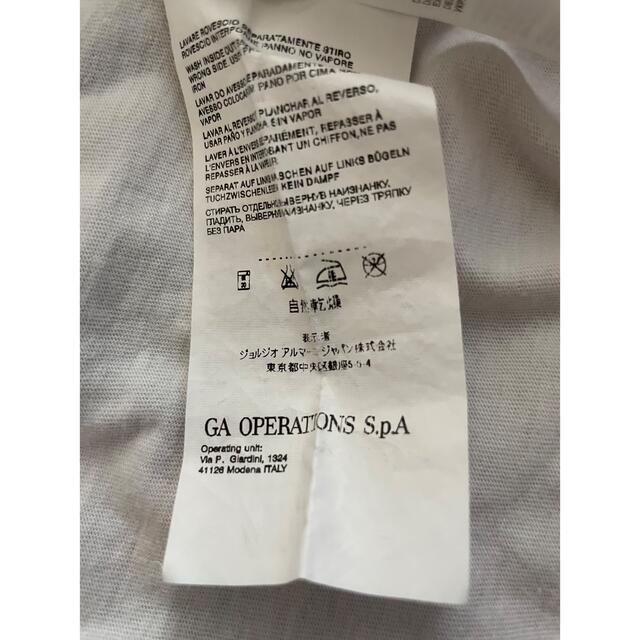 ARMANI JEANS(アルマーニジーンズ)のARMANI JEANS アルマーニジーンズ　ロゴ　刺繍 Tシャツ　XL メンズのトップス(Tシャツ/カットソー(半袖/袖なし))の商品写真