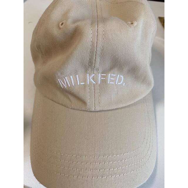 MILKFED.(ミルクフェド)のミルクフェド　キャップ　帽子 レディースの帽子(キャップ)の商品写真