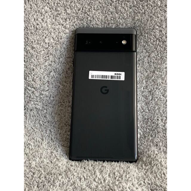 Google Pixel(グーグルピクセル)のGoogle Pixel 6 Stormy Black 128GB SIMフリー スマホ/家電/カメラのスマートフォン/携帯電話(スマートフォン本体)の商品写真