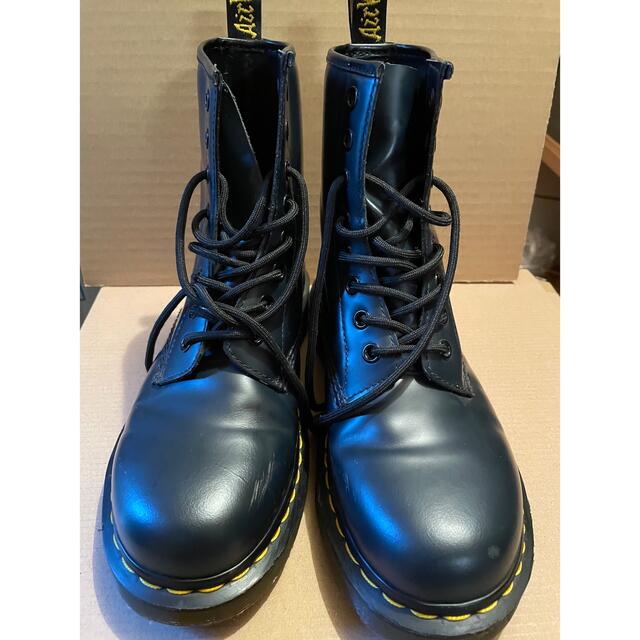 Dr.Martens(ドクターマーチン)のドクターマーチン Dr.Martens 8ホール ネイビー UK購入中古 レディースの靴/シューズ(ブーツ)の商品写真