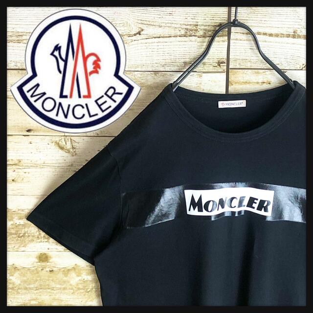 即完売 MONCLER モンクレール tシャツ 刺繍 ロゴ入り 美品