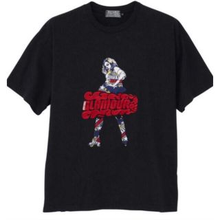 ヒステリックグラマー(HYSTERIC GLAMOUR)の【黒L】HYSTERIC GLAMOUR  VIXEN GIRL 刺繍Tシャツ(Tシャツ/カットソー(半袖/袖なし))