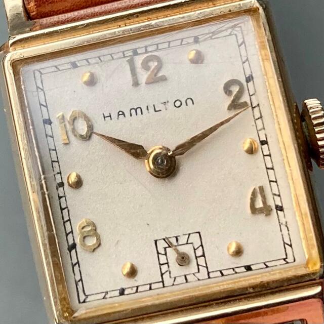 【動作良好】ハミルトン アンティーク 腕時計 1940年代 手巻き