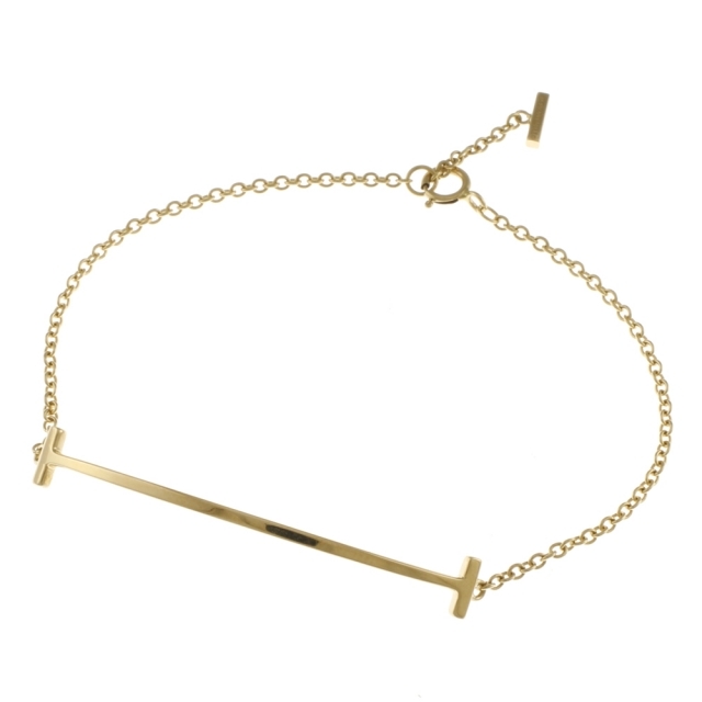4年保証』 Tiffany & 中古 K18ゴールド ブレスレット TIFFANY&Co