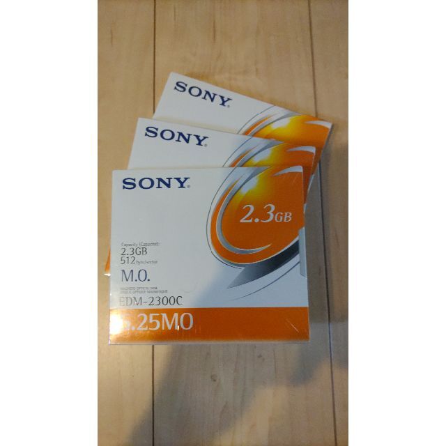 SONY(ソニー)のSONY EDM-2300C　３枚セット　5.25型　MO ディスク スマホ/家電/カメラのPC/タブレット(PC周辺機器)の商品写真