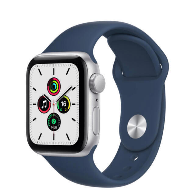 新品♡Apple Watch SE アビスブルー GPSモデル40mm腕時計(デジタル)