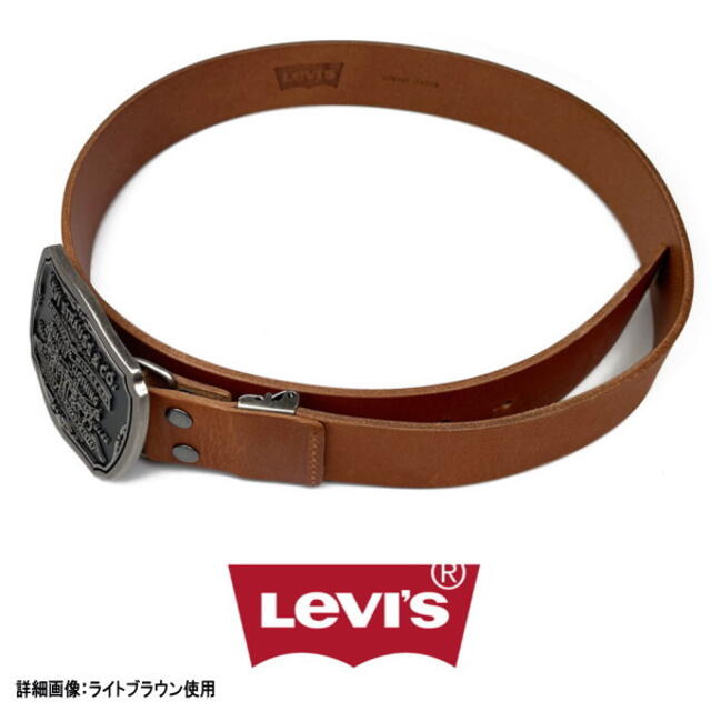 メンズ ベルト リーバイスLEVI'S  本革  40mm 6067 LBR