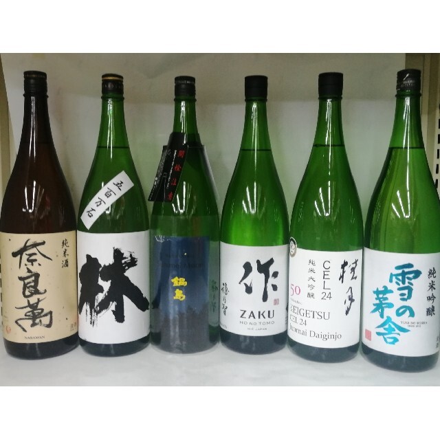 人気銘酒一升瓶×6本 - 日本酒