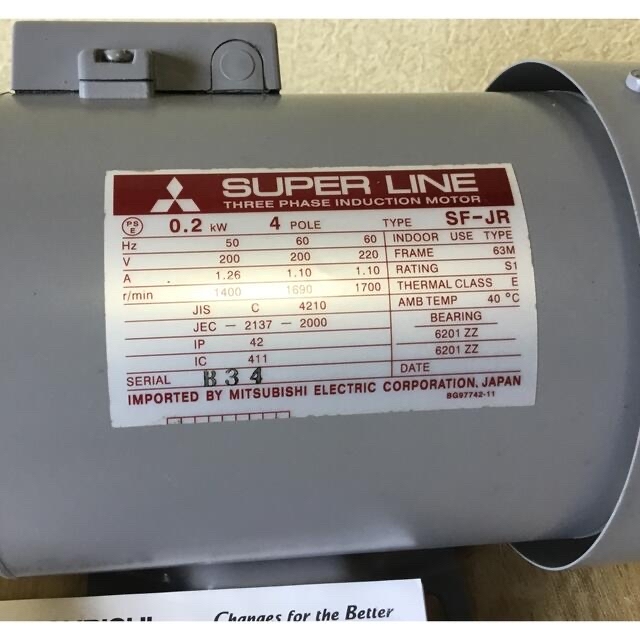 初売り】 三菱電機 高性能省エネモータ SF-PR 22KW 4P 200V SF-PR-22KW-4P 《全閉屋内》