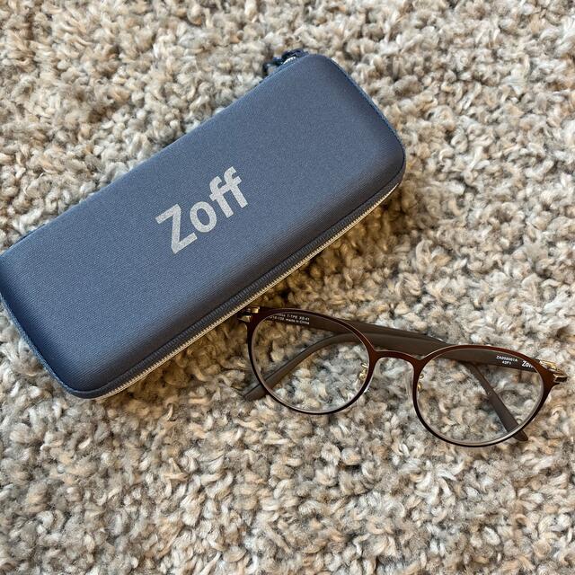 Zoff(ゾフ)の【大幅値下げ】【Zoff 】度なしメガネ レディースのファッション小物(サングラス/メガネ)の商品写真