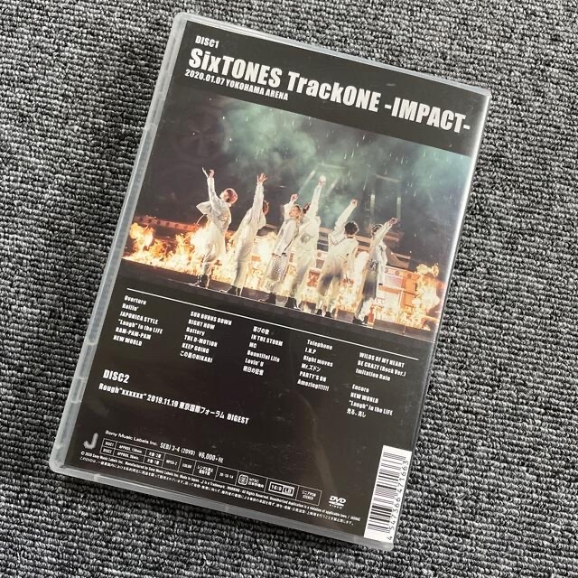 SixTONES(ストーンズ)のTrackONE　-IMPACT- DVD エンタメ/ホビーのDVD/ブルーレイ(ミュージック)の商品写真