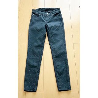 ギャップ(GAP)のGAP 水玉 ドット スキニーパンツ デニム(デニム/ジーンズ)