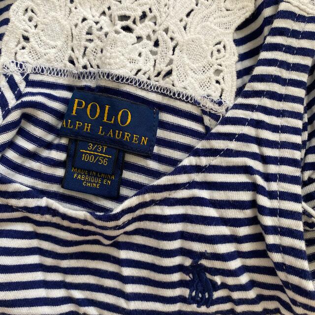 POLO RALPH LAUREN(ポロラルフローレン)のポロラルフローレン　100センチ カットソー キッズ/ベビー/マタニティのキッズ服女の子用(90cm~)(Tシャツ/カットソー)の商品写真