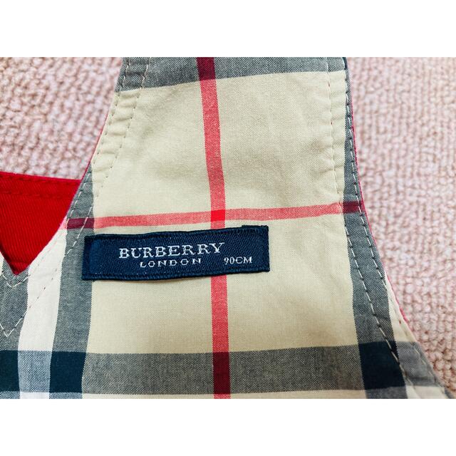 BURBERRY(バーバリー)の専用☆バーバリー☆ キッズ　デニム ジャンパースカート　 90cm 日本製 キッズ/ベビー/マタニティのキッズ服女の子用(90cm~)(ワンピース)の商品写真