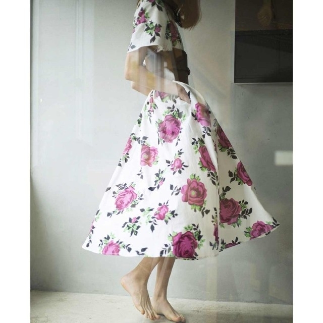Ameri VINTAGE - Ameri ヴィンテージ 花柄 綿 ワンピース ドレス Ameri VINTAGE - Ameri ヴィンテージ 花柄 綿 ワンピース ドレス