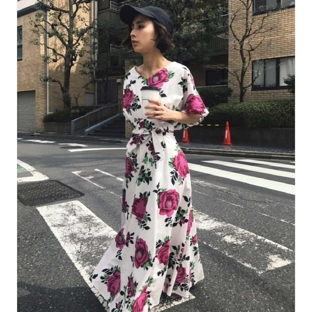 Ameri VINTAGE - Ameri ヴィンテージ 花柄 綿 ワンピース ドレス Ameri VINTAGE - Ameri ヴィンテージ 花柄 綿 ワンピース ドレス