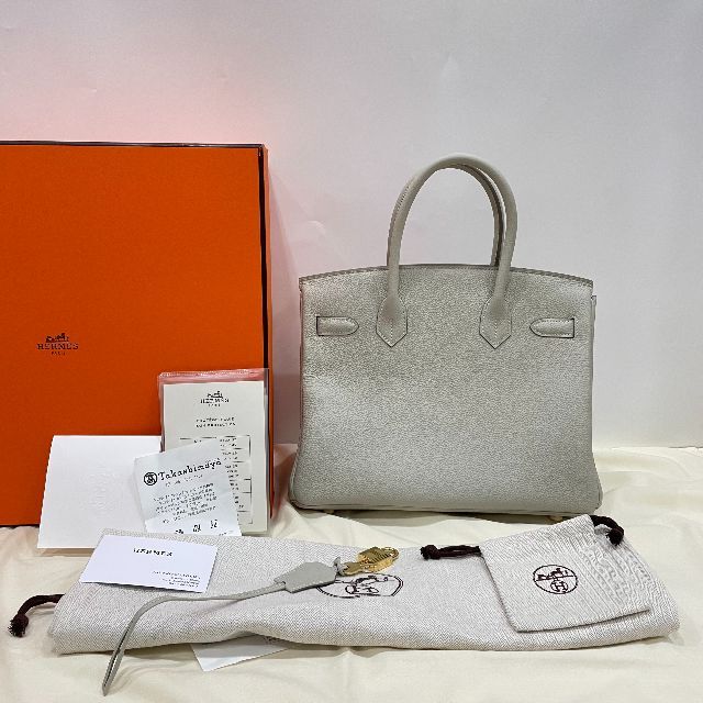 ブランド∁ Hermes 2回使用の美品HERMES エルメス バーキン30 ハンドバッグ 黒の通販 by なだ 早い者勝 HERMES 30 ハンドバッグ 黒