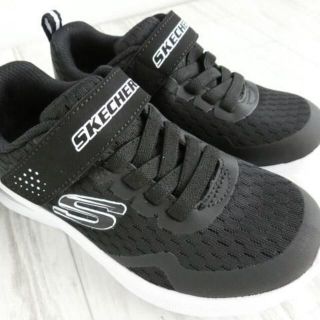 スケッチャーズ(SKECHERS)の訳あり スケッチャーズ 左17cm 右18cm メッシュスニーカー ブラック(スニーカー)