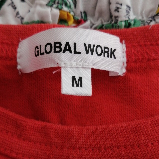 GLOBAL WORK(グローバルワーク)のGLOBAL WORK　Ｔシャツ　キュロットスカート　セット キッズ/ベビー/マタニティのキッズ服女の子用(90cm~)(Tシャツ/カットソー)の商品写真