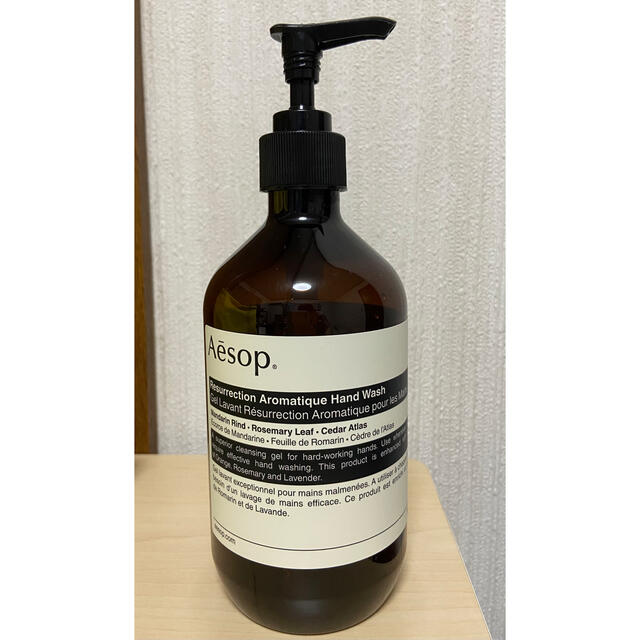 Aesop(イソップ)の【空きボトル】Aesop レスレクション ハンドウォッシュ 500ml インテリア/住まい/日用品の日用品/生活雑貨/旅行(日用品/生活雑貨)の商品写真