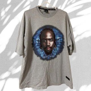 ショーンジョン(Sean John)のY2K 古着 Sean John 黒人男性フェイスプリントオーバーサイズ　tee(Tシャツ/カットソー(半袖/袖なし))