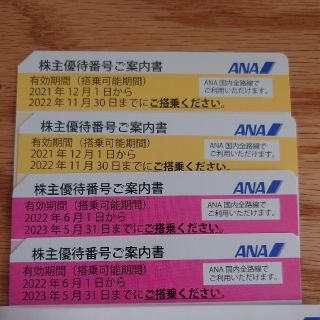 エーエヌエー(ゼンニッポンクウユ)(ANA(全日本空輸))のANA 株主優待券　グループ優待付き(その他)