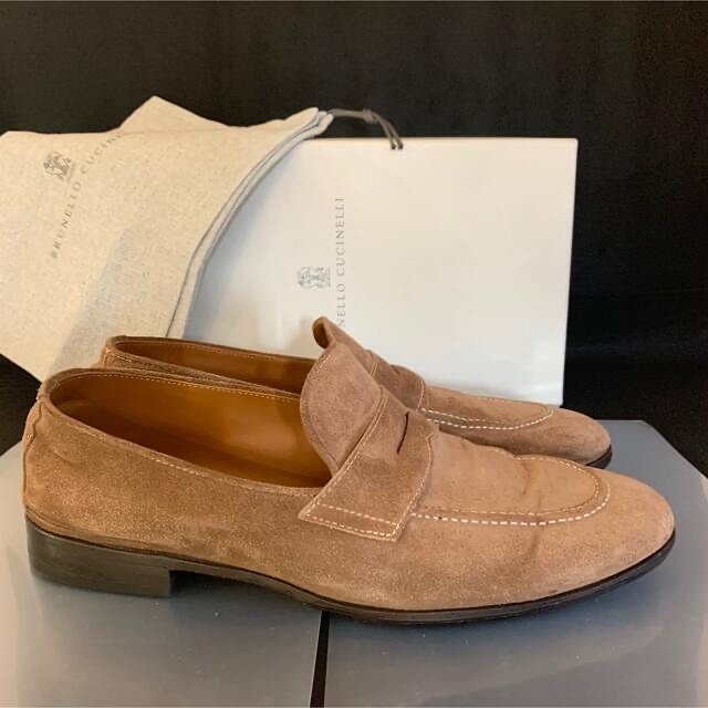 BRUNELLO CUCINELLI(ブルネロクチネリ)のブルネロクチネリ　ローファー　スエード メンズの靴/シューズ(スリッポン/モカシン)の商品写真