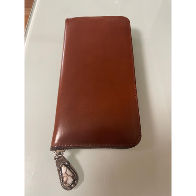 国内正規品】 GANZO ラウンド長財布 no2 7SENSEシェルコードバン - 長
