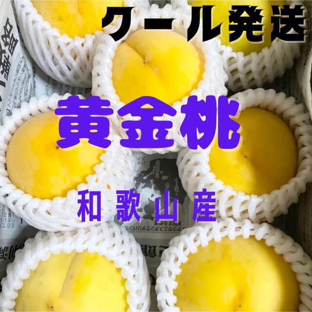 ★クール便★桃 黄金桃  5~8玉 ご家庭用 約1.2kg 食品/飲料/酒の食品(フルーツ)の商品写真