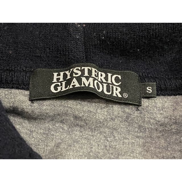 HYSTERIC GLAMOUR(ヒステリックグラマー)の＊ヒステリックグラマー ウール混 ジップアップ パーカー S メンズのジャケット/アウター(その他)の商品写真