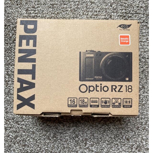 PENTAX デジタルカメラ Optio RZ18 METALLIC ORANG