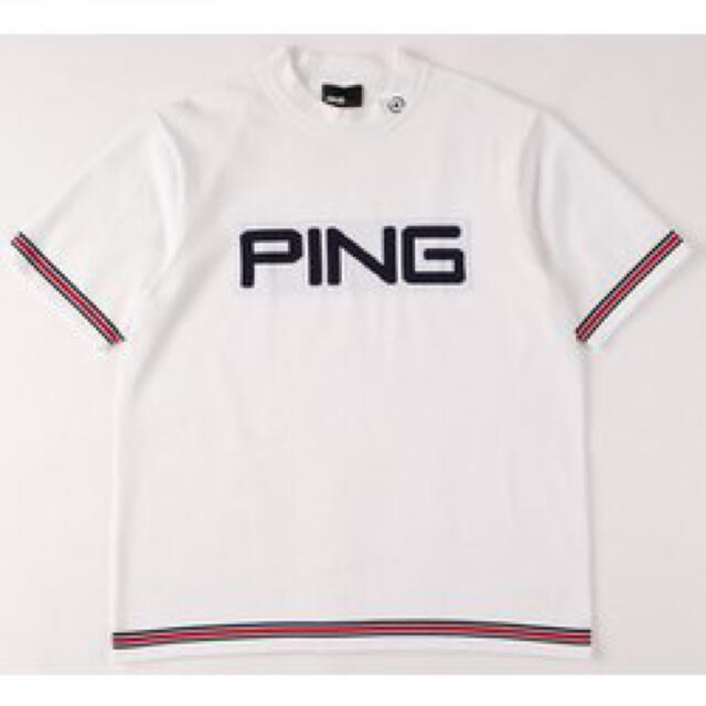 PING(ピン)のPING ビッグロゴ　モックT メンズのトップス(Tシャツ/カットソー(半袖/袖なし))の商品写真