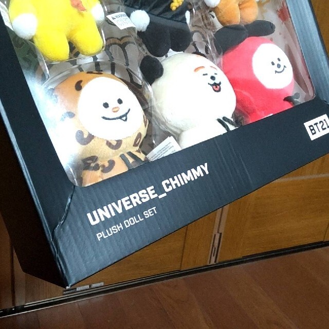 BT21ユニバースu3000CHIMMY ぬいぐるみセットu3000※箱の状態悪いです