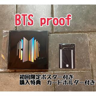 ボウダンショウネンダン(防弾少年団(BTS))のBTS proof コンパクトエディション　初回限定ポスター、カードホルダー付き(K-POP/アジア)