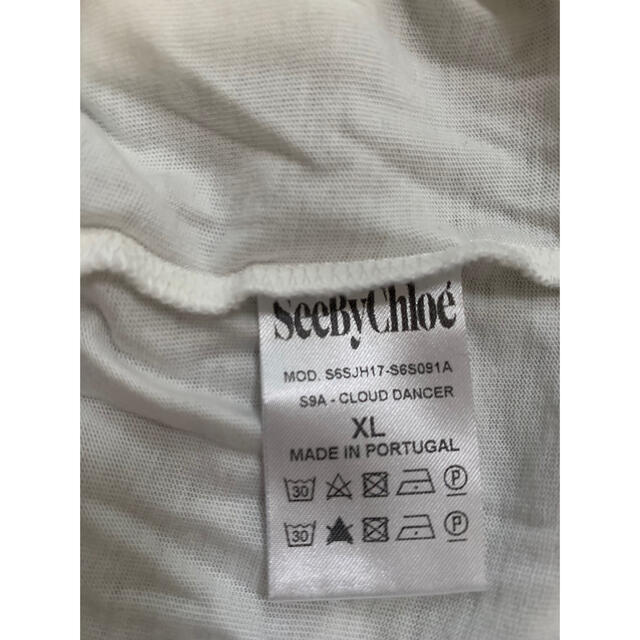 SEE BY CHLOE(シーバイクロエ)のSee by chloe 大きいサイズ　ロングTシャツ レディースのトップス(カットソー(長袖/七分))の商品写真