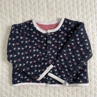 プチバトー(PETIT BATEAU)のプチバトー　カーディガン　6m (カーディガン/ボレロ)