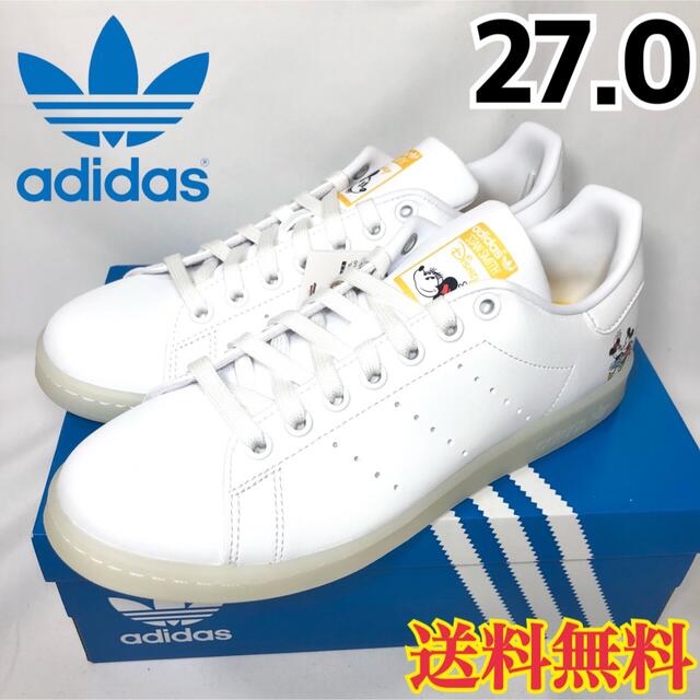 新品】アディダス スタンスミス オールド ミッキー ホワイト 27.5
