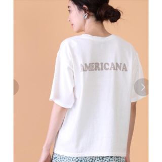 アメリカーナ(AMERICANA)のAmericana×FREAK'S STORE別注 丸胴ラフィー天竺Tシャツ(Tシャツ(半袖/袖なし))