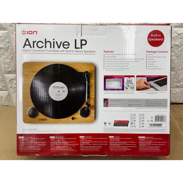 激安特価 ION AUDIO ARCHIVE LP レコードプレーヤー ターンテーブル