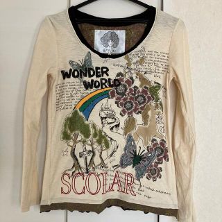 スカラー(ScoLar)のScoLar ロンT M ベージュ(Tシャツ(長袖/七分))