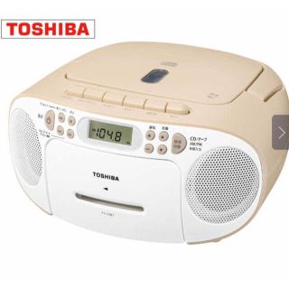 トウシバ(東芝)の東芝　CDラジカセ(ポータブルプレーヤー)