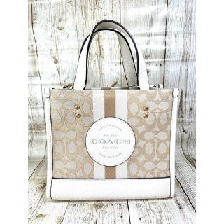 コーチ(COACH)のCOACH コーチ デンプシー トート 22 シグネチャー ジャカードストライプ(トートバッグ)