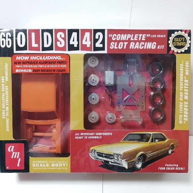 amt 66' OLDS 442 Slot Car Race Model Kitamt66