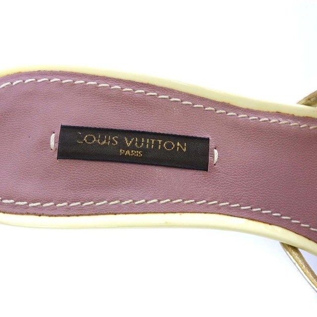 LOUIS VUITTON(ルイヴィトン)のルイヴィトン モノグラム マルチカラー サンダル ミュール 23.5cm 白 レディースの靴/シューズ(サンダル)の商品写真