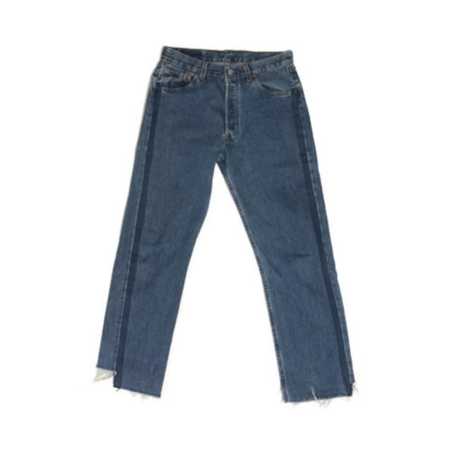 □□UN USED アンユーズド メンズジーンズ Levis501リメイクデニムパンツ サイズ30(S) UW0773 インディゴ